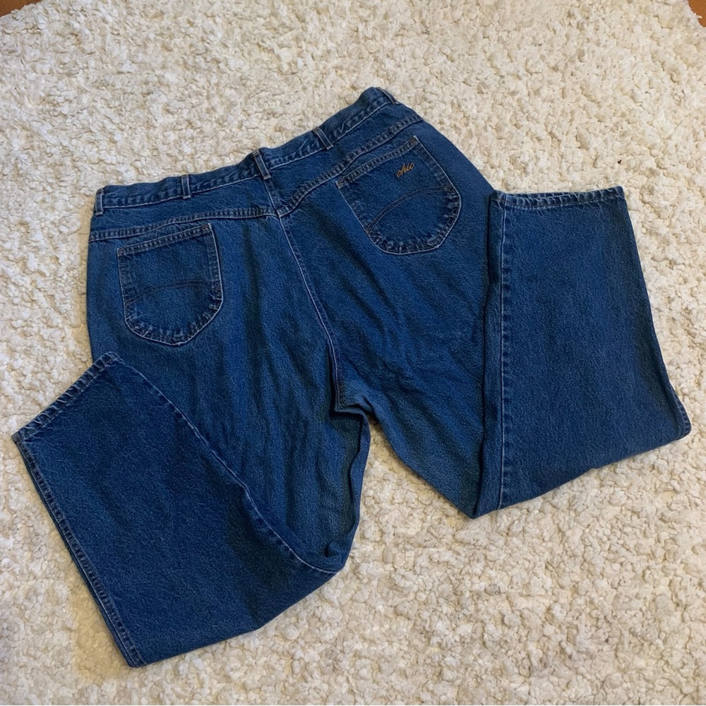Vintage Chic Jeans 80s Cinch Mom Hi Rise Plus Size 26 Made in USA